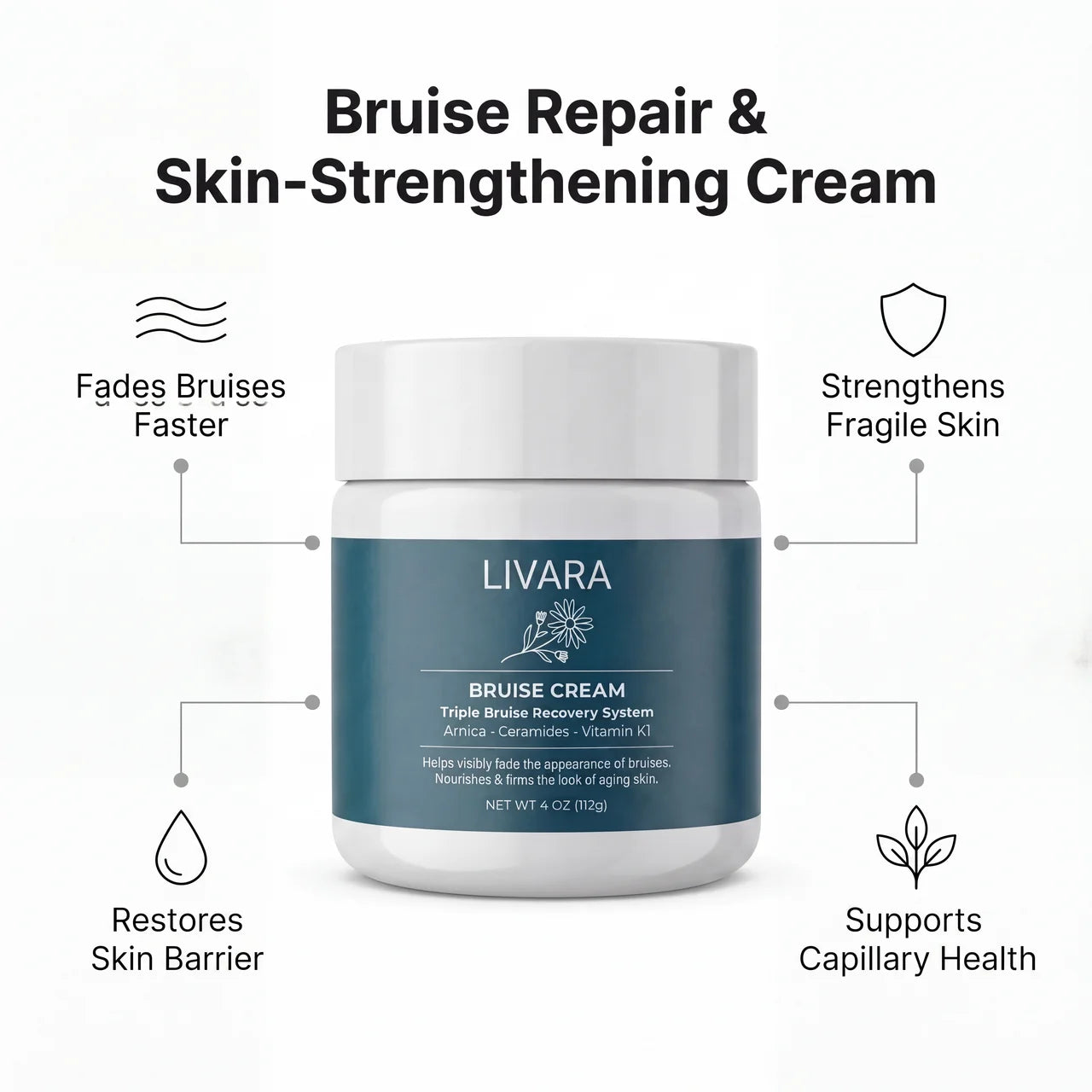 Livara: Finally, A Cream That Fades Bruises On Fragile Skin