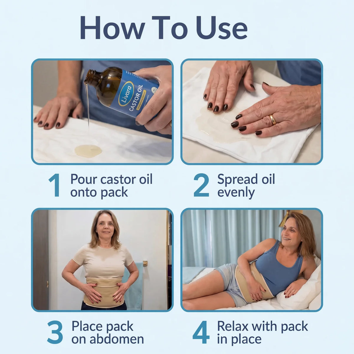 Livara™ Castor Oil Pack Bundle